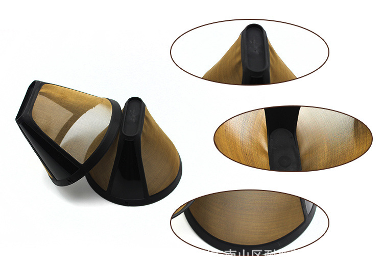304 Gold Stainless Steel Screen Coffee Machine Universal Filter High Temperature Resistant Stainless Steel Coffee Filter 304 Gold Stainless Steel Screen Coffee Machine Universal Filter High Temperature Resistant Stainless Steel Coffee Filter