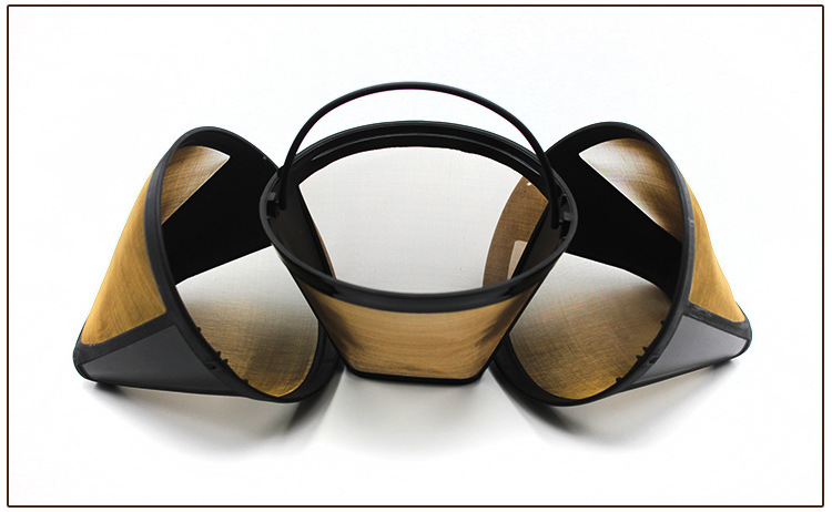 304 Gold Stainless Steel Screen Coffee Machine Universal Filter High Temperature Resistant Stainless Steel Coffee Filter 304 Gold Stainless Steel Screen Coffee Machine Universal Filter High Temperature Resistant Stainless Steel Coffee Filter