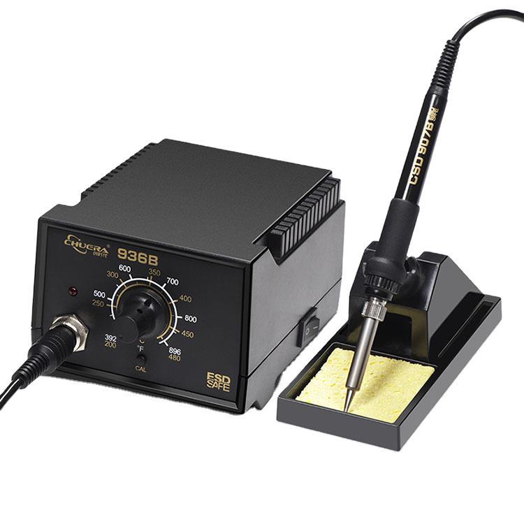 Chuangshi 936b Anti-Static Thermostatic Welding Station 60W Electric Soldering Iron Adjustable Temperature Plug-in Efficient Floating Machine