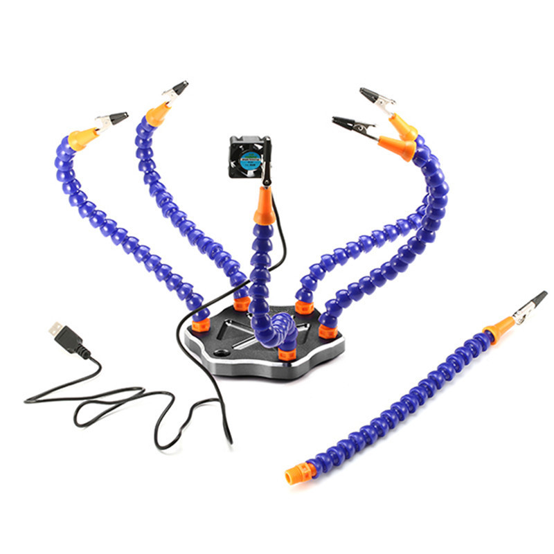 Tool SixClaw MultiFunction Aluminum Alloy Welding Station Flight Control Crossing Machine FPV MultiClaw Workbench