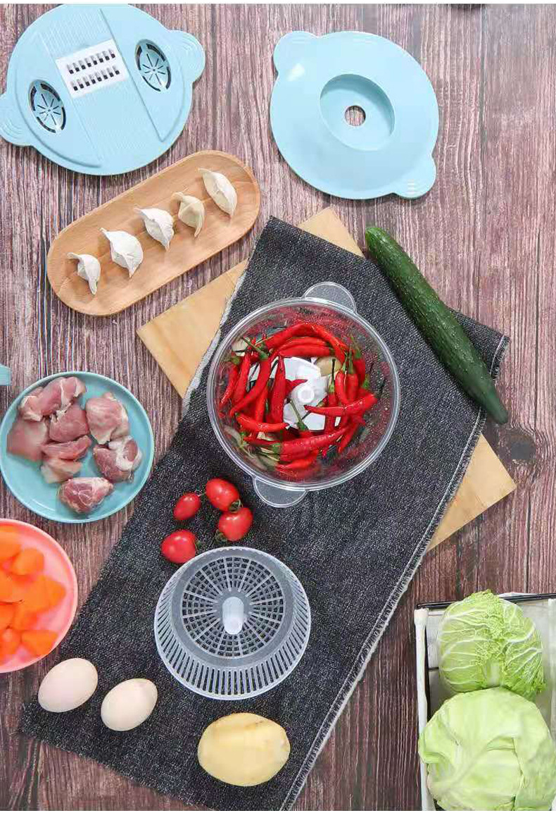 Chopper Manual Press Plastic Cup Meat Grinder Drain Shred Mashed Garlic Crushed Chili Minced Food Machine Complementary Food Mixer Chopper Manual Press Plastic Cup Meat Grinder Drain Shred Mashed Garlic Crushed Chili Minced Food Machine Complementary Food Mixer