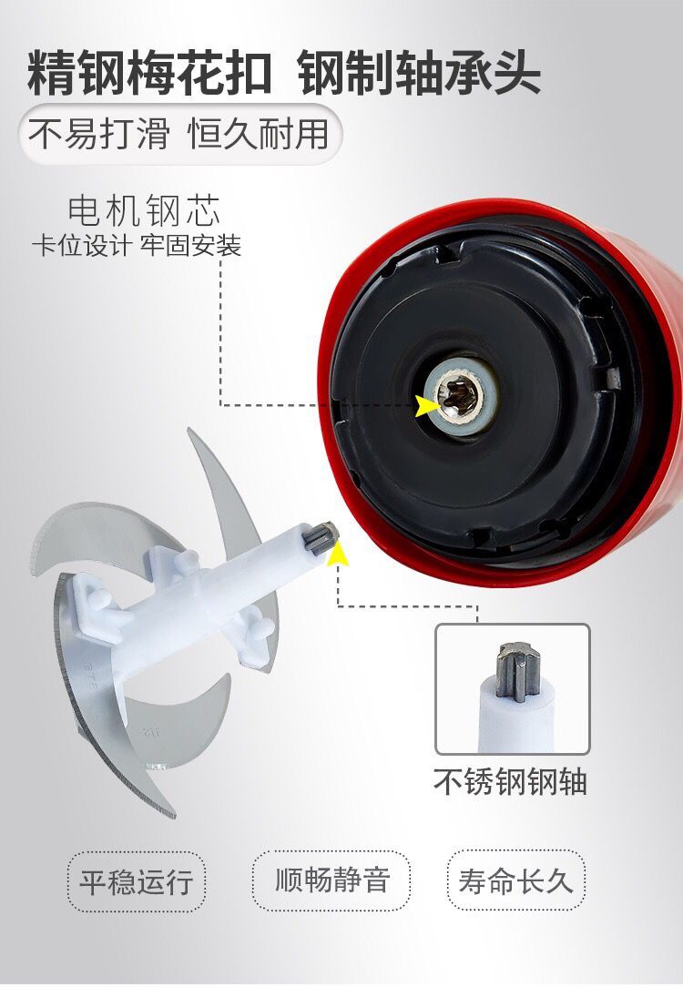 Electric Meat Grinder Household Multi-Function Food Processor Mixer Stuffing Mincing Machine Meshed Garlic Device Pepper Grinder Electric Meat Grinder Household Multi-Function Food Processor Mixer Stuffing Mincing Machine Meshed Garlic Device Pepper Grinder