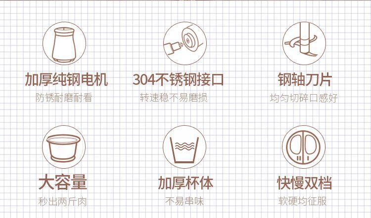 Electric Meat Grinder Household Multi-Function Food Processor Mixer Stuffing Mincing Machine Meshed Garlic Device Pepper Grinder Electric Meat Grinder Household Multi-Function Food Processor Mixer Stuffing Mincing Machine Meshed Garlic Device Pepper Grinder
