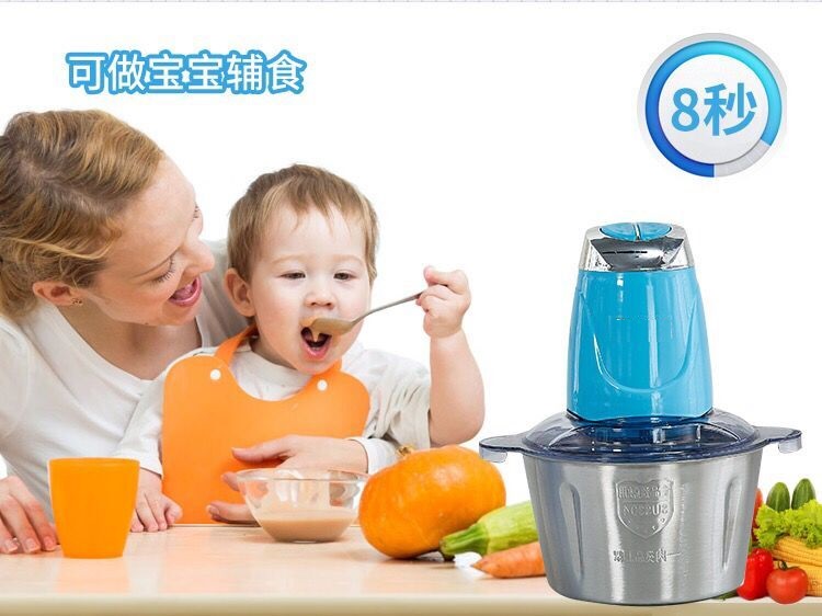Electric Meat Grinder Household Multi-Function Food Processor Mixer Stuffing Mincing Machine Meshed Garlic Device Pepper Grinder Electric Meat Grinder Household Multi-Function Food Processor Mixer Stuffing Mincing Machine Meshed Garlic Device Pepper Grinder