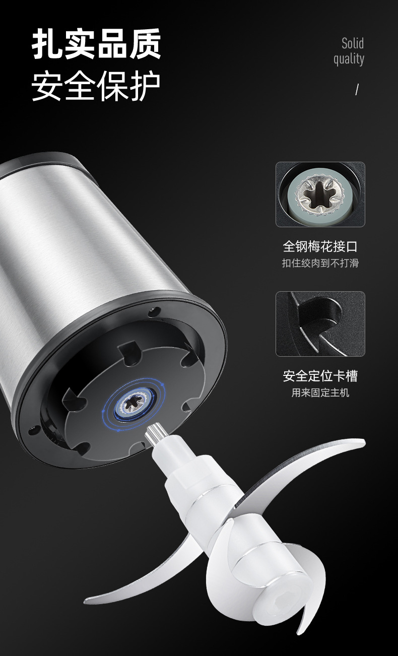 Chigo Cytoderm Breaking Machine Electric Meat Grinder Household Grind Stuffing Cooking Machine Multi-Function Food Supplement Small Meat Meat Chopper Chigo Cytoderm Breaking Machine Electric Meat Grinder Household Grind Stuffing Cooking Machine Multi-Function Food Supplement Small Meat Meat Chopper