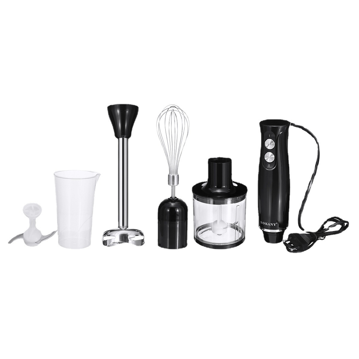 [Exclusive for Cross-Border] Hand Blender Baby Complementary Food Mixer Household Small Hand Blender Multi-Four-in-One Egg Beater