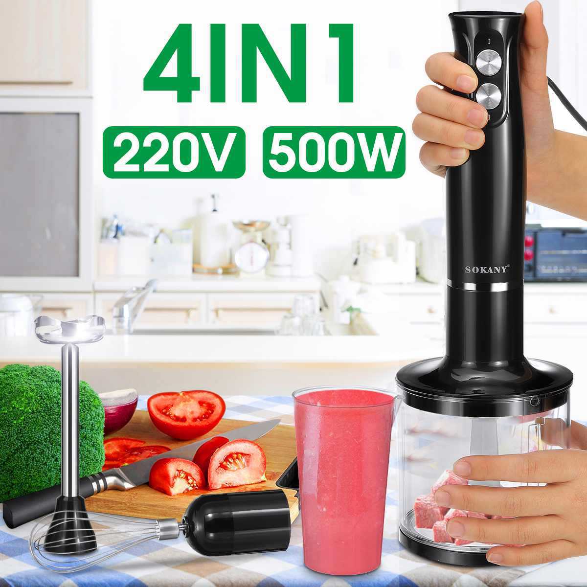 [Exclusive for Cross-Border] Hand Blender Baby Complementary Food Mixer Household Small Hand Blender Multi-Four-in-One Egg Beater
