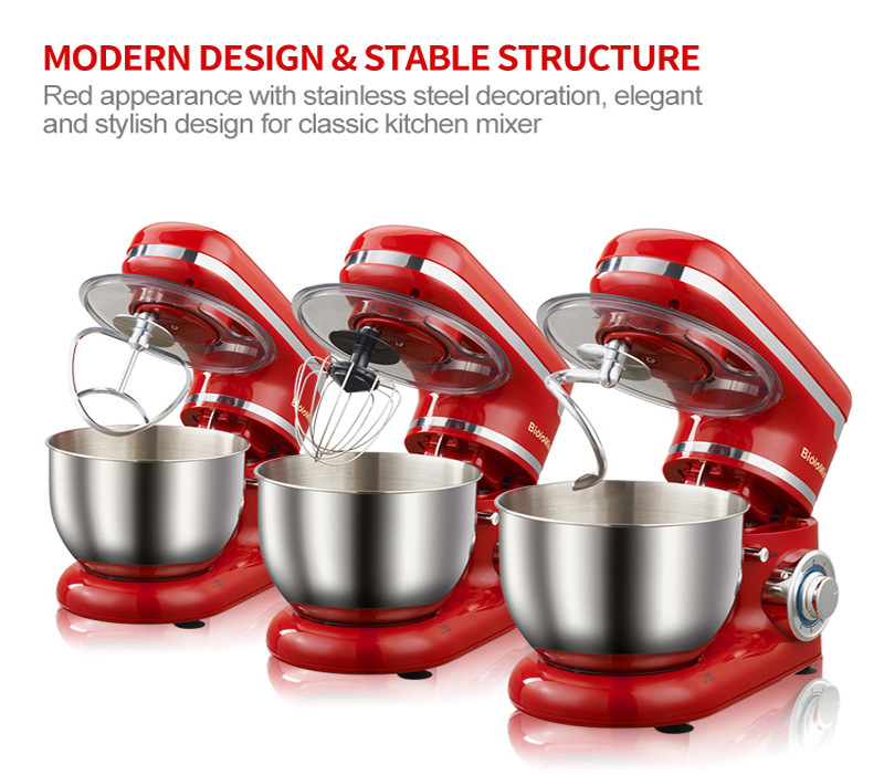 Foreign Trade Export Cross-Border Hot Sale 4L Stainless Steel Bowl 1200W Household Stand Mixer Noodle Machine 4L Egg Foreign Trade Export Cross-Border Hot Sale 4L Stainless Steel Bowl 1200W Household Stand Mixer Noodle Machine 4L Egg