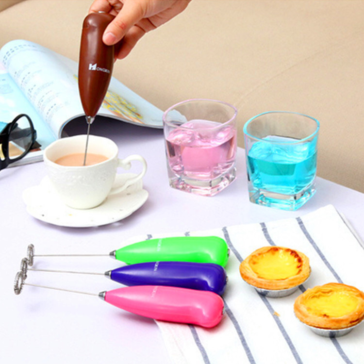 Kitchen tools creative hot style colorful automatic hand-held stainless steel electric egg whisk milk whisk mixer