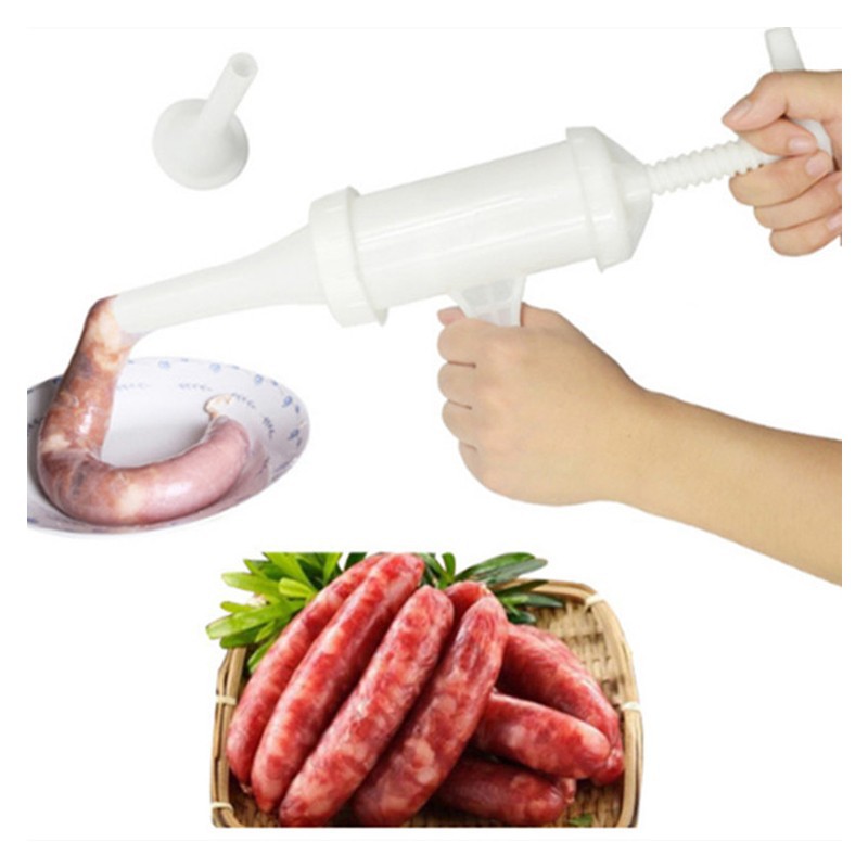 Manual Household Sausage Filler Sausage Sausage No. 5 Sausage Funnel Pig Sausage and Sheep Sausage Tube Plastic Tank Sausage Machine
