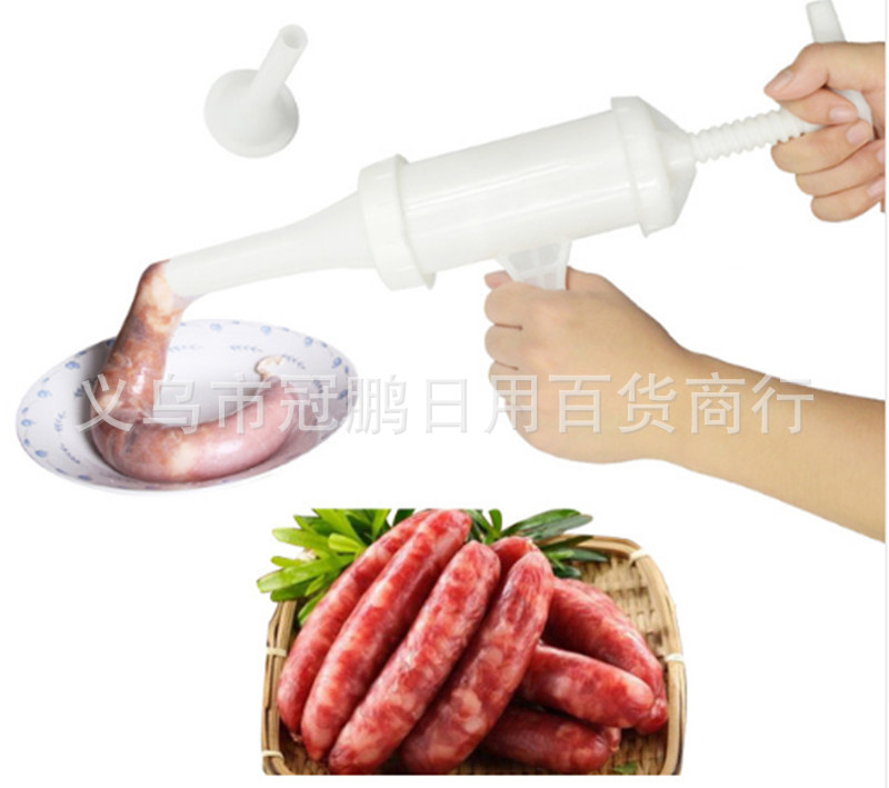 Manual Household Sausage Filler Sausage Sausage No. 5 Sausage Funnel Pig Sausage and Sheep Sausage Tube Plastic Tank Sausage Machine