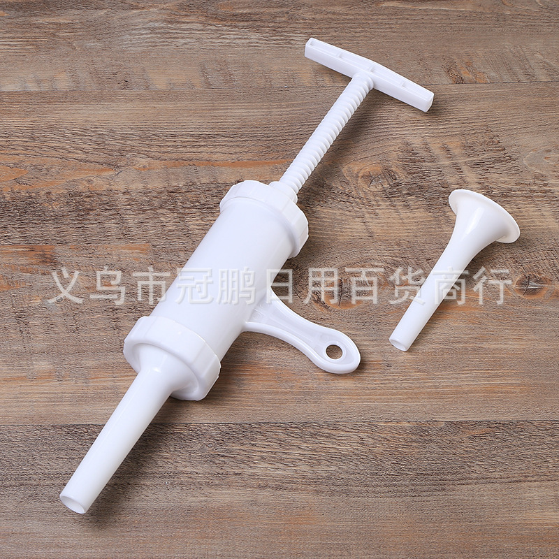 Manual Household Sausage Filler Sausage Sausage No. 5 Sausage Funnel Pig Sausage and Sheep Sausage Tube Plastic Tank Sausage Machine