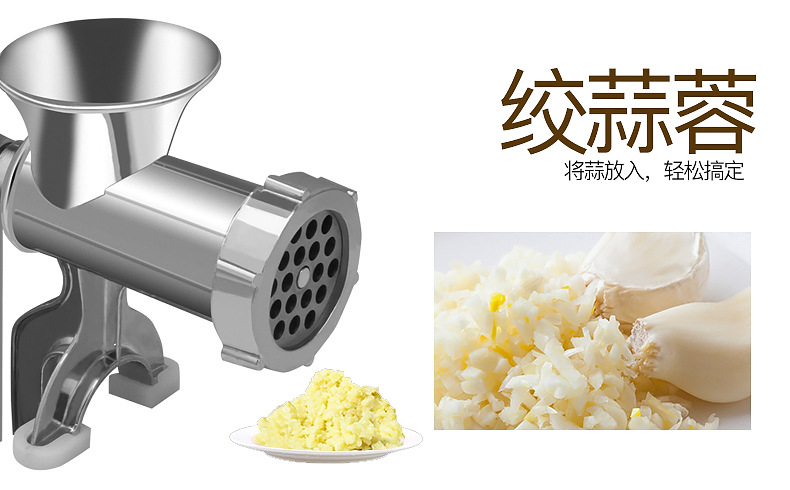 Manual Meat Grinder Sausage Machine New Household Meat Grinder Sausage Filler Grind Stuffing Garlic Can Sausage Making Sausage Machine Manual Meat Grinder Sausage Machine New Household Meat Grinder Sausage Filler Grind Stuffing Garlic Can Sausage Making Sausage Machine