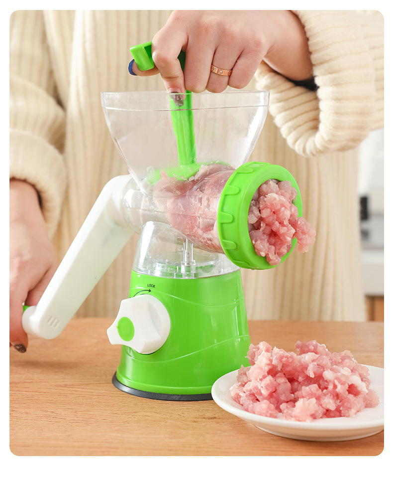 Manual Meat Grinder Household Kitchen Chopper Meat Chopper Manual Sausage Stuffer Meshed Garlic Device Sausage Machine Mashed Garlic Machine Manual Meat Grinder Household Kitchen Chopper Meat Chopper Manual Sausage Stuffer Meshed Garlic Device Sausage Machine Mashed Garlic Machine