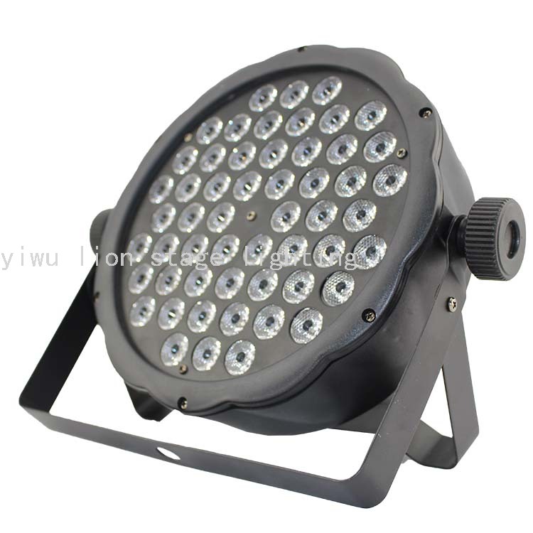 Factory Direct Sales 54 LED Full Color Four-in-One Black Plastic Flat Par Light Bar Wedding Stage Dyeing Photoflood Reflector for Back-Ground Lighting with Stand