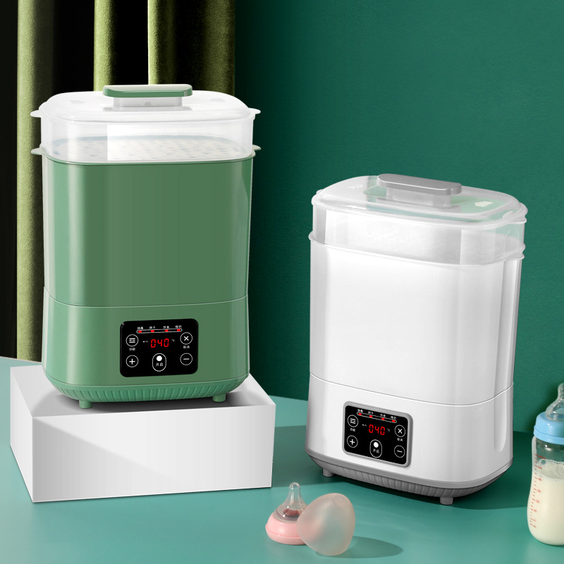 Feeding Bottle Sterilizer with Drying Two-in-One Disinfection Cabinet Baby Warm Milk Sterilization Drying Apparatus Pot Three-in-One Baby