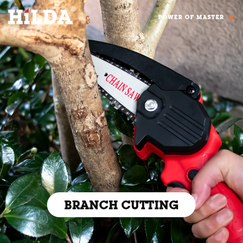 Hilda Rechargeable Cordless Mini Electric Chain Saw Carpenter 'S Wood Sa Single Hand Electric Saw Garden Wood Cutting Saw Lithium Electric Chain Saw Hilda Rechargeable Cordless Mini Electric Chain Saw Carpenter 'S Wood Sa Single Hand Electric Saw Garden Wood Cutting Saw Lithium Electric Chain Saw