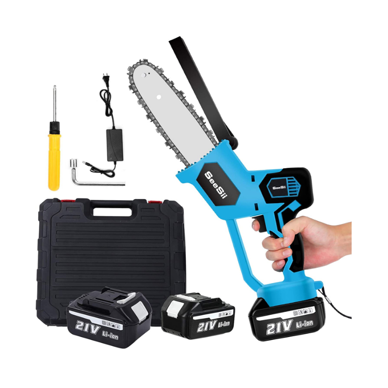 Hardware Tools 8-12 "Lithium Battery Charging Single-Handled Saw Tree Cutting Pruning Saw Carpenter's Wood SA Wireless Electric Chain Saw