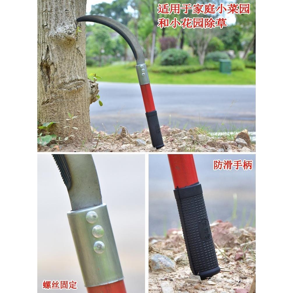 Agricultural Tools Little Sickle Coping Saw Sickle Stainless Steel Xiaohe Sickle Weeding Sickle Cutting Leek with Serrated Teeth Mower Knife Sickle