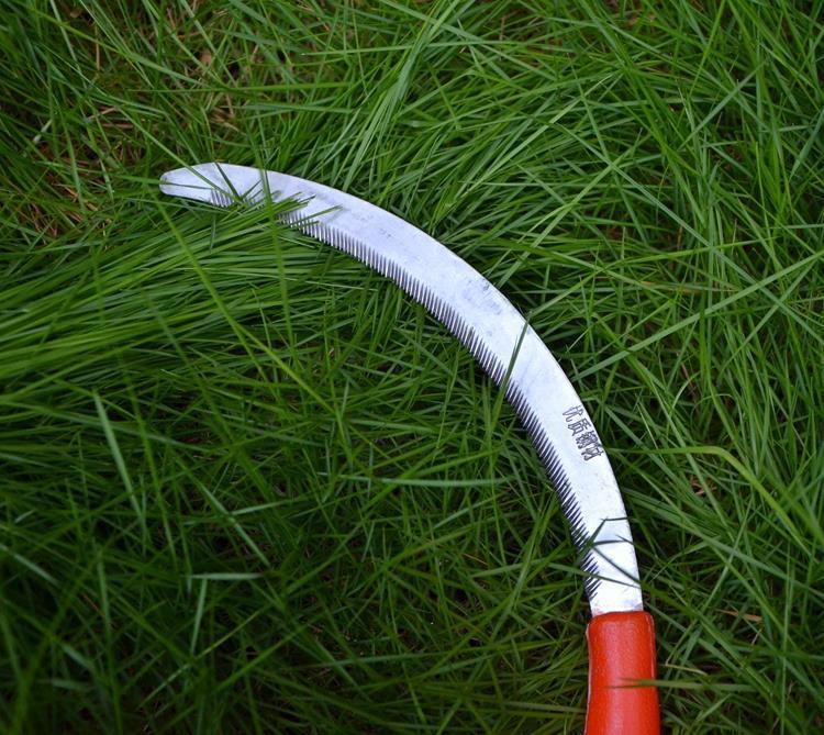 Agricultural Tools Little Sickle Coping Saw Sickle Stainless Steel Xiaohe Sickle Weeding Sickle Cutting Leek with Serrated Teeth Mower Knife Sickle