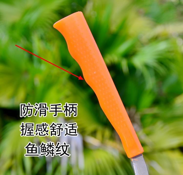 Agricultural Tools Little Sickle Coping Saw Sickle Stainless Steel Xiaohe Sickle Weeding Sickle Cutting Leek with Serrated Teeth Mower Knife Sickle