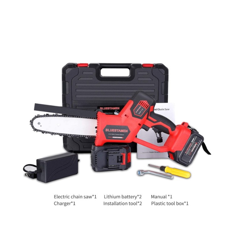 Hardware Tools 8-12 &#034;Lithium Battery Charging Single-Handled Saw Tree Cutting Pruning Saw Carpenter&#039;s Wood SA Wireless Electric Chain Saw