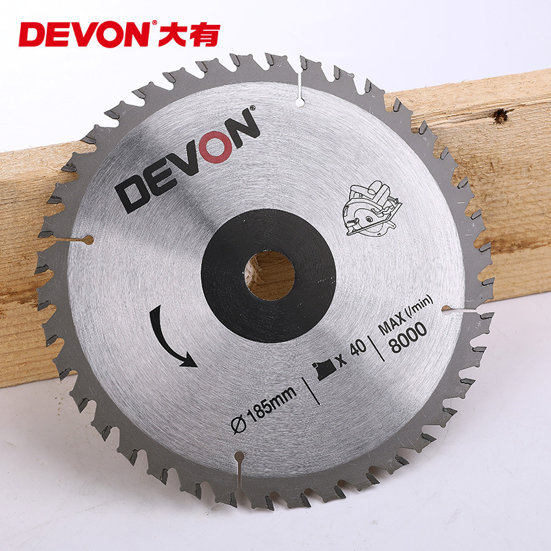 Large Size Electric Circular Saw Carpentry Saw Blades 6.5-Inch 165mm/7-Inch 185mm20v Lithium Electric Cutting Machine 5419 Saw Blade