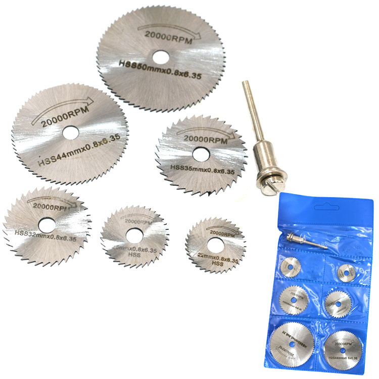 Electric Grinder Accessories High Speed Steel Cutting Piece 7Pc Wood Plastic Copper Aluminum Soft Metal Coping Saw Piece