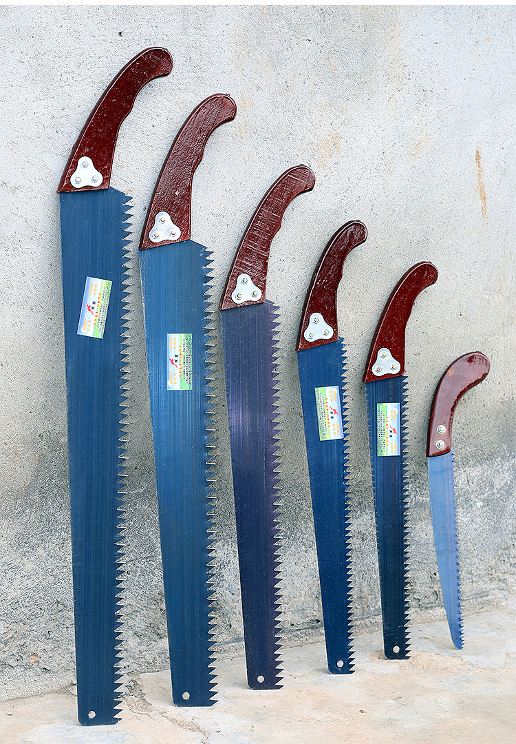 Bent Handlebar Saw Garden Saw Household Handsaw Fruit Tree Rough Branch Backsaw Carpenter's Wood SA Wood Cutting Saw