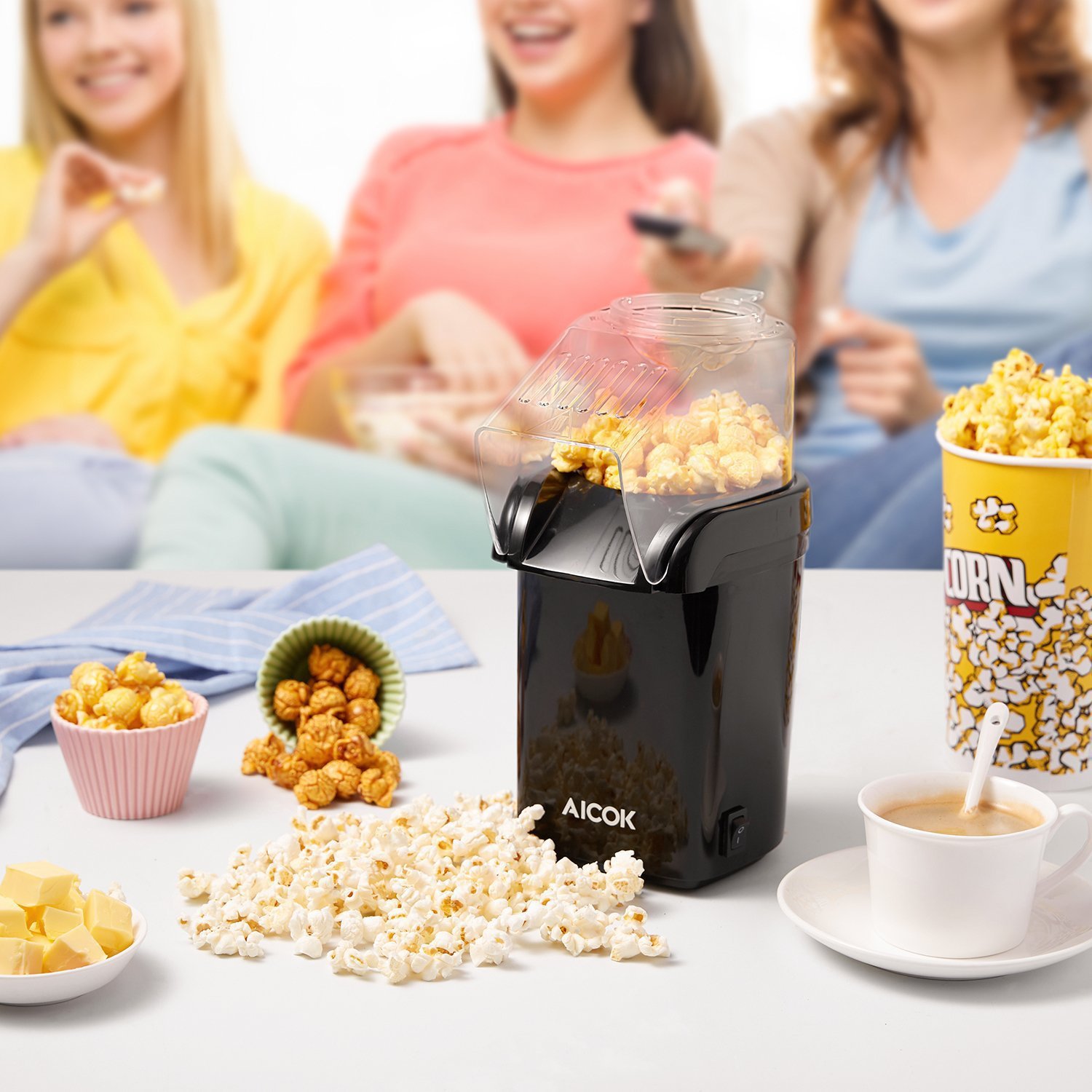 Mini Popcorn Machine Children 'S Electric Household Small Household Appliance Machine Automatic Popcorn Machine Foreign Trade European And American Regulations Mini Popcorn Machine Children 'S Electric Household Small Household Appliance Machine Automatic Popcorn Machine Foreign Trade European And American Regulations