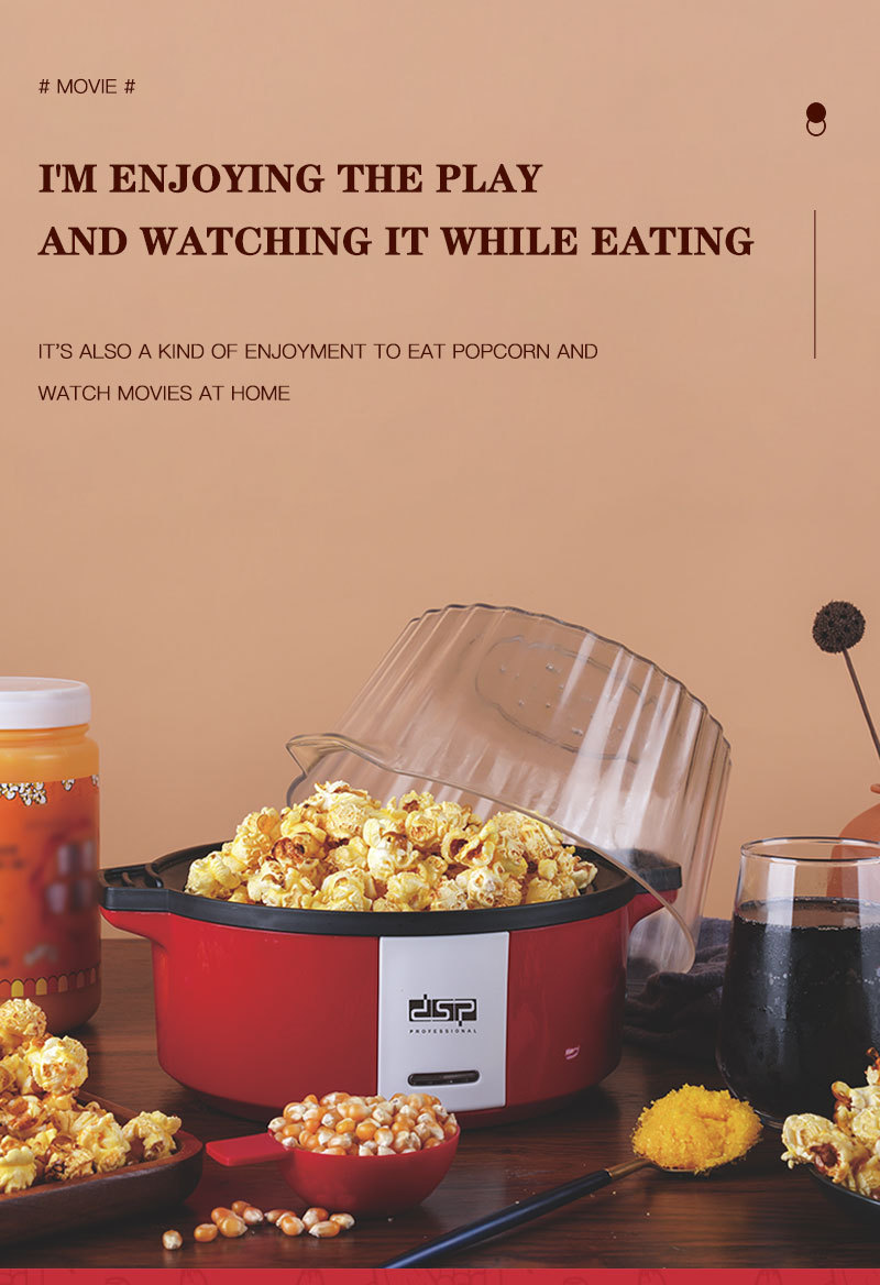 DSP DSP Popcorn Machine Small Household Popcorn Machine Fast Explosion Rice Easy Cleaning DIY Automatic Popcorn Machine Device DSP DSP Popcorn Machine Small Household Popcorn Machine Fast Explosion Rice Easy Cleaning DIY Automatic Popcorn Machine Device