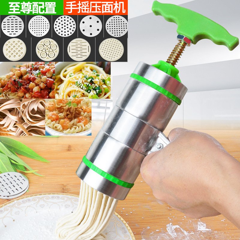 Small Noodle Maker Household Stainless Steel Noodle Press Multi-Functional Maize Meal Pressure Surface Unit Multi-Purpose Baking Machine Factory Batch