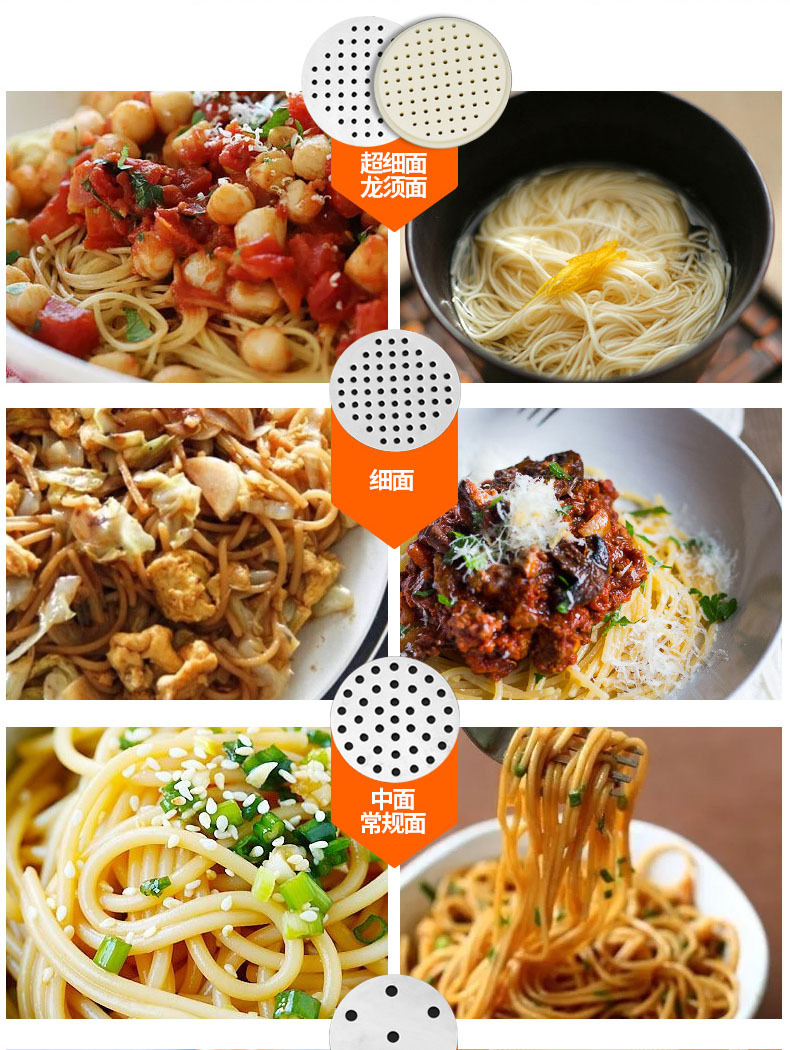 Small Noodle Maker Household Stainless Steel Noodle Press Multi-Functional Maize Meal Pressure Surface Unit Multi-Purpose Baking Machine Factory Batch