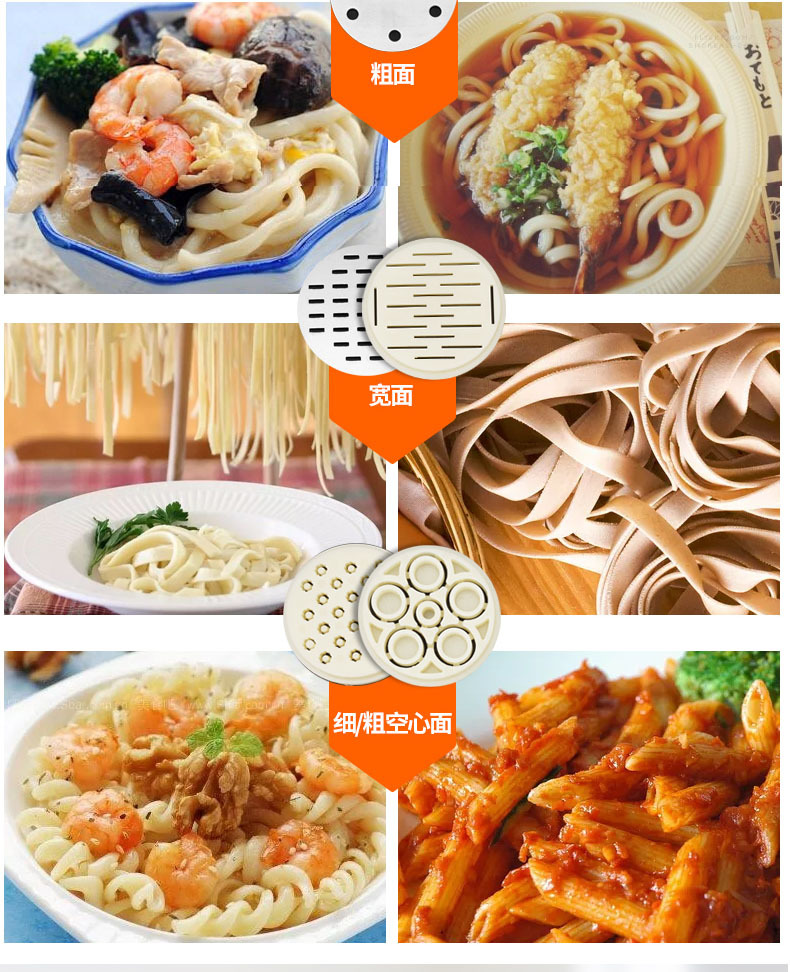 Small Noodle Maker Household Stainless Steel Noodle Press Multi-Functional Maize Meal Pressure Surface Unit Multi-Purpose Baking Machine Factory Batch
