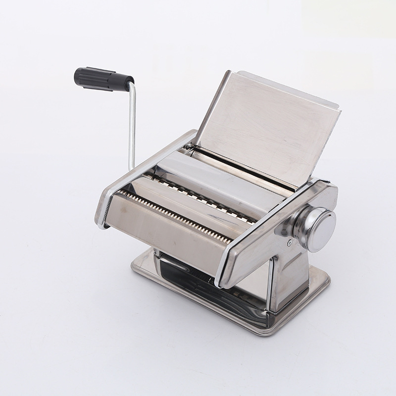 Multi-Functional Stainless Steel Household Small Manual Two-Knife Noodle Press Noodle Maker Dough Rolling Machine Dumpling Wrapper Machine
