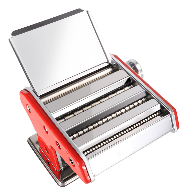 Noodle Maker Household Multi-Functional Three-Knife Stainless Steel Manual Noodles Dumpling Wrapper Machine Noodle Press Wholesale