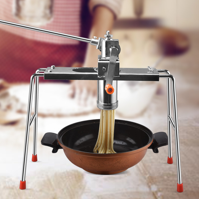 Wholesale Household Buck Wheat Noodle Maker Manual Baking Vermicelli Noodle Press Heluo Machine Noodle Pressing Machine Stainless Steel Buck Wheat Noodle Maker
