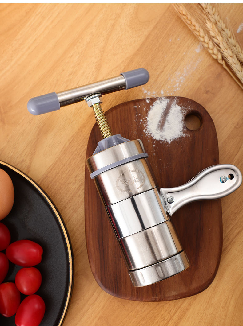 Stainless Steel Dough Cutting Machine Small Noodle Maker Household Noodle Press Hand Squeeze Fantastic Noodle Maker Manual Manual