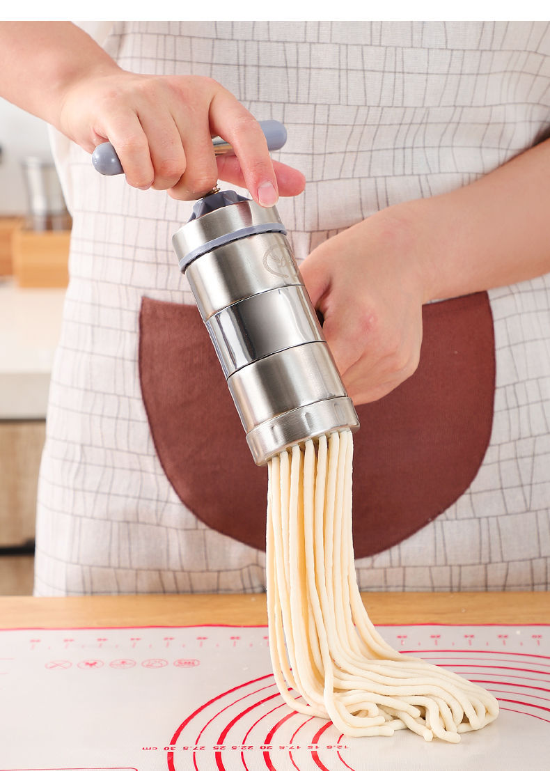 Stainless Steel Dough Cutting Machine Small Noodle Maker Household Noodle Press Hand Squeeze Fantastic Noodle Maker Manual Manual