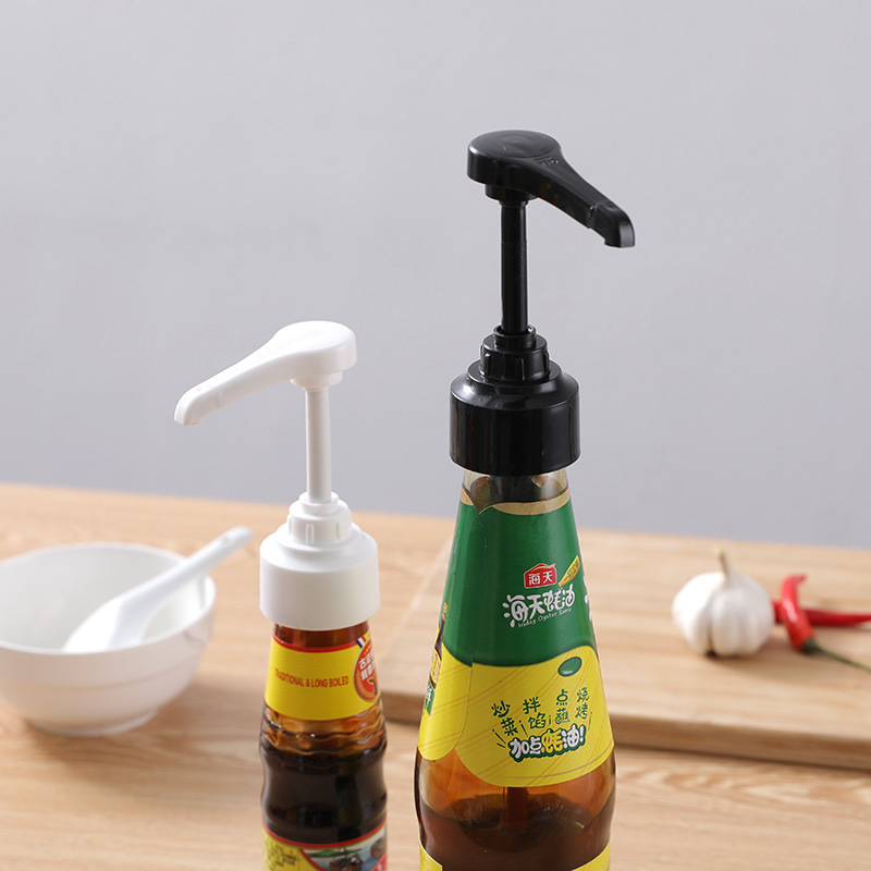 Oyster Sauce Bottle Nozzle Squeeze Oyster Sauce Artifact Pour Fuel Consumption Press Nozzle Nozzle Oyster Sauce Bottle Squeeze Household Oyster Sauce Pump Head Squeezing Machine