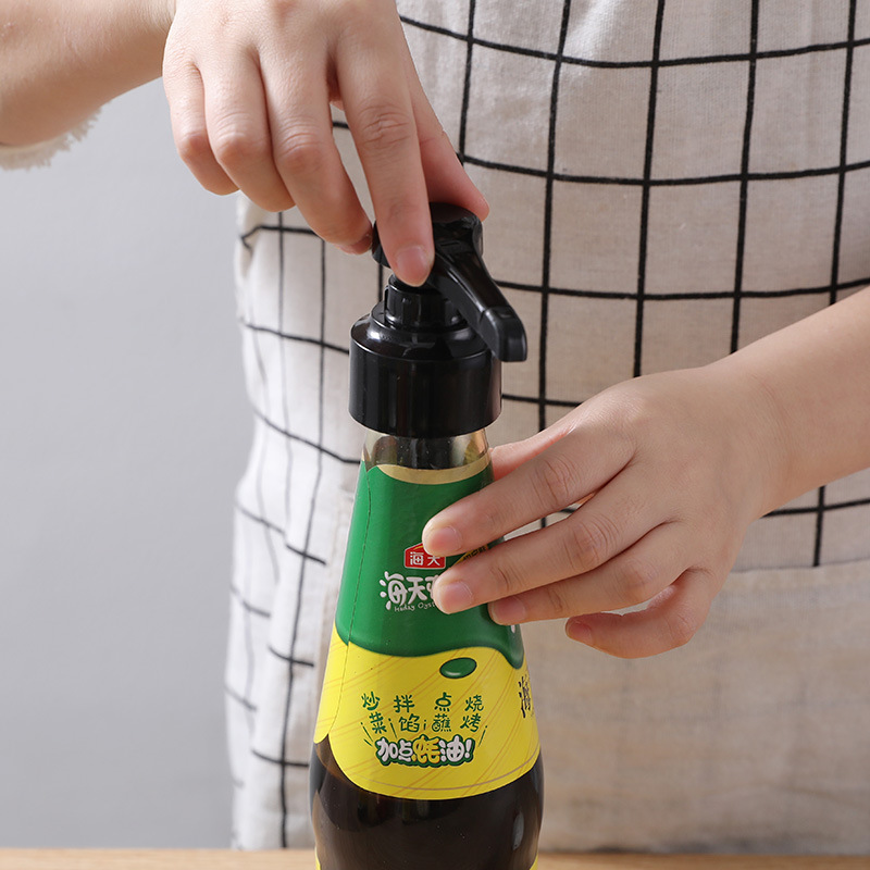 Oyster Sauce Bottle Nozzle Squeeze Oyster Sauce Artifact Pour Fuel Consumption Press Nozzle Nozzle Oyster Sauce Bottle Squeeze Household Oyster Sauce Pump Head Squeezing Machine