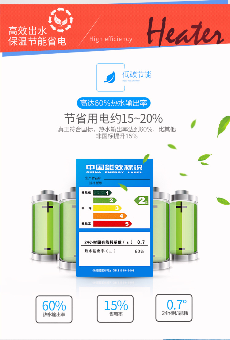 Wholesale Household Energy-Saving Quick-Heating Electric Water Heater Water Storage Demand Water Heaters round Barrel Flat Barrel Frequency Conversion Bath Machine