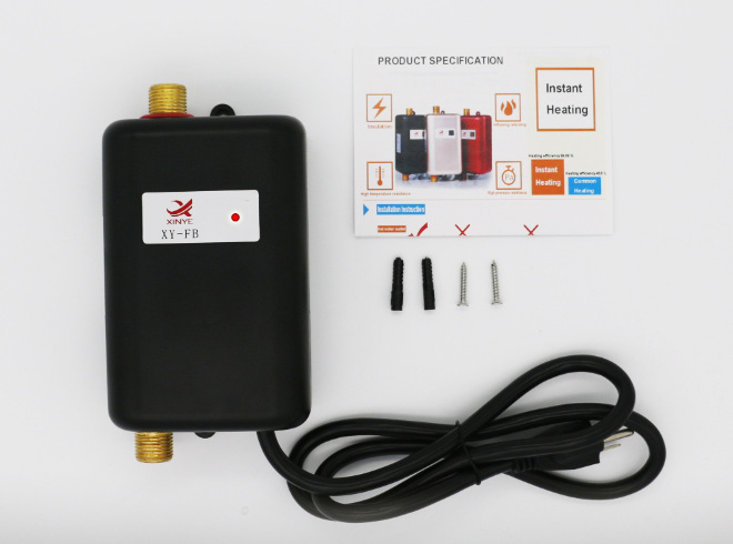 Electric Faucet Demand Water Heaters Miniture Water Heater Household Kitchen Small Fast Heat Heater Indicator Light