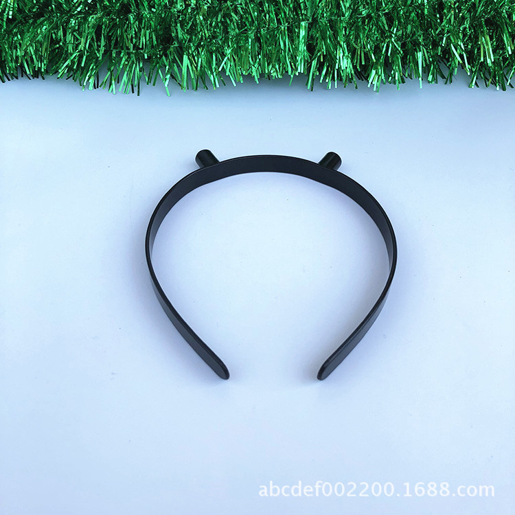 Factory Direct Sales 10mm Flat Toothed Black Plastic Environmental Protection Rounded Corner Head Buckle DIY Hairband Semi-Finished Products Wholesale Factory Direct Sales 10mm Flat Toothed Black Plastic Environmental Protection Rounded Corner Head Buckle DIY Hairband Semi-Finished Products Wholesale