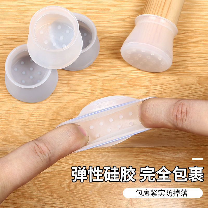 Shockproof Non-Slip Silicone Table and Chair Protective Cover Corner Cushion Table Legs Protection Sleeve Wooden Floor Silent Thickening Table and Chair Cover Shockproof Non-Slip Silicone Table and Chair Protective Cover Corner Cushion Table Legs Protection Sleeve Wooden Floor Silent Thickening Table and Chair Cover