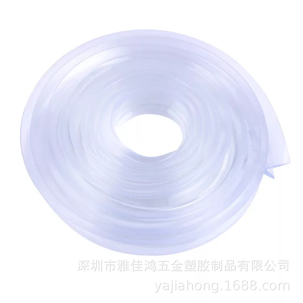 Silicone PVC Transparent Bumper Strip Child Bump Prevention Safety Protection Bumper Table Corner Glass Multifunctional Corner Guard