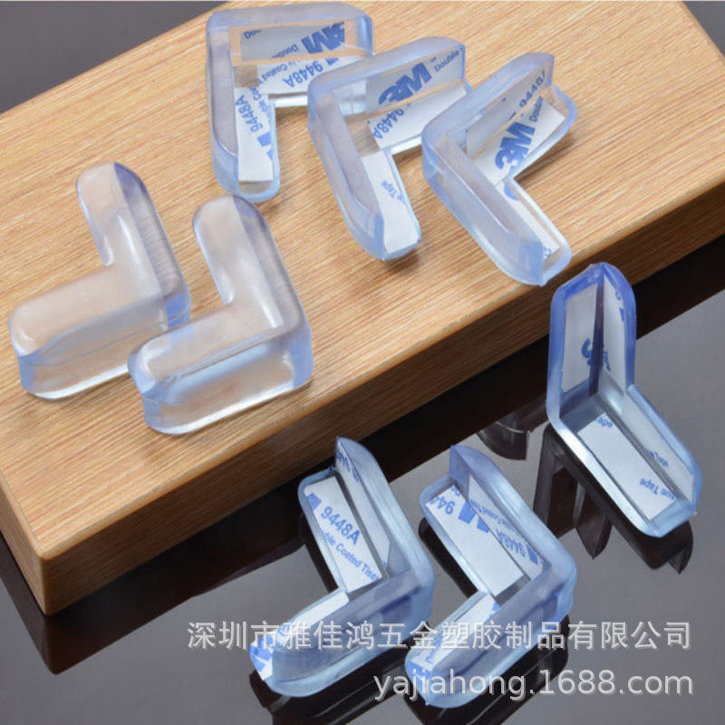 Silicone PVC Transparent Bumper Strip Child Bump Prevention Safety Protection Bumper Table Corner Glass Multifunctional Corner Guard