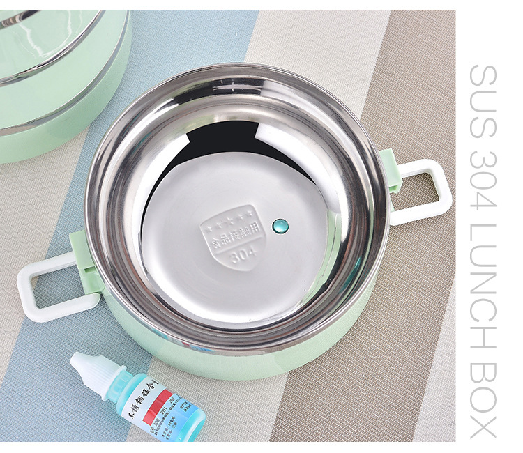 Customized Logo304 Stainless Steel Lunch Box Nordic Insulated Lunch Box Multi-Layer Student Lunch Box Household Fresh-Keeping Box Customized Logo304 Stainless Steel Lunch Box Nordic Insulated Lunch Box Multi-Layer Student Lunch Box Household Fresh-Keeping Box