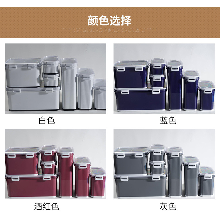 Currently Available Wholesale Lunch Box Microwave Dedicated Fresh-Keeping Box Lunch Box Set Lunch Box with Lid Rectangular and round Fresh Bowl