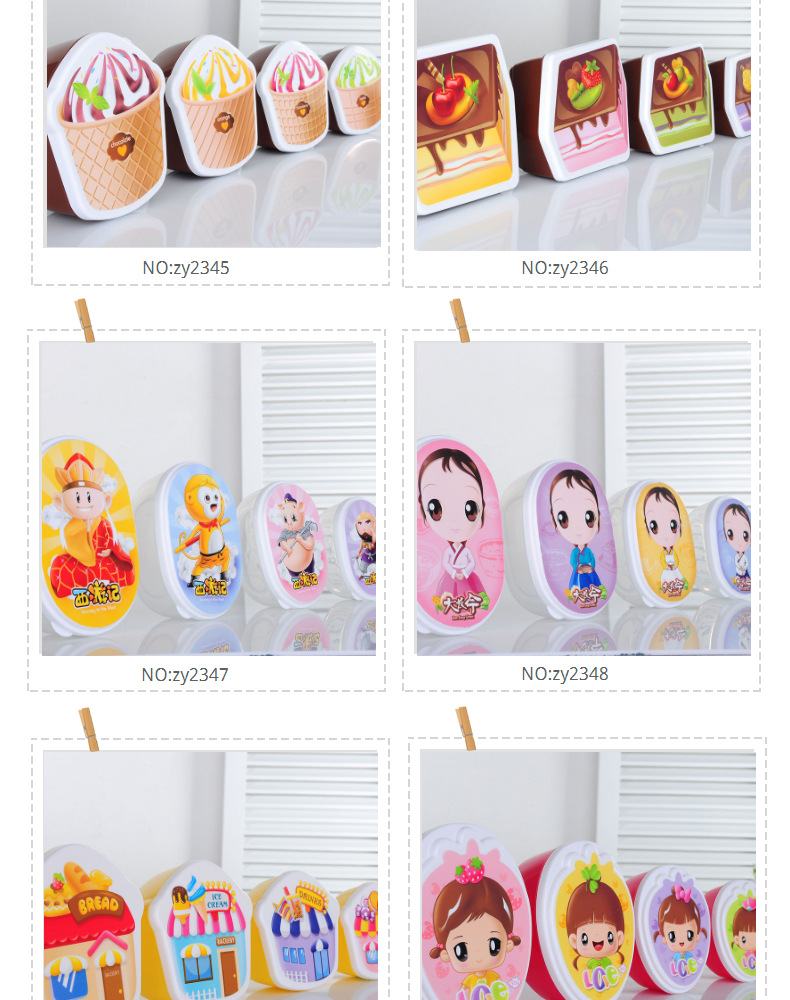 Plastic fresh-keeping box accessories accessories tool box parts storage box jewelry sample small round box fresh-keeping box